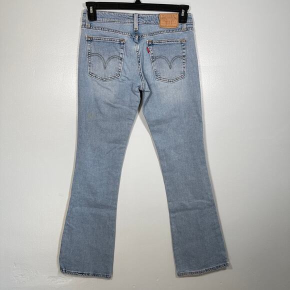 Y2K Levi’s 518 Superlow Bootcut Flare Low Rise Light Wash Jeans 30 Cowboy - Picture 3 of 7